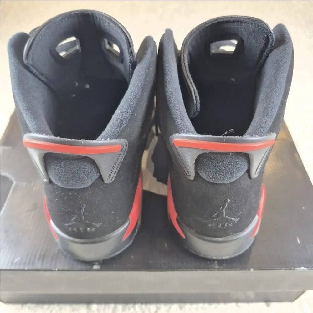 Nike Air Jordan 6 Retro GG Black Infrared 2014 Youth 6Y Womens 7.5 543390-043